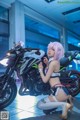 Coser@水淼aqua Vol.104: 同人机车装 (38 photos)